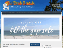 Tablet Screenshot of gulf-sands.com